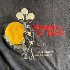 Camisa Warren Zevon Hombres Lobo de Londres Manga Corta Negra Unisex S-5XL
