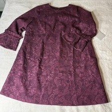 Mini Vestido Nordstrom Chelsea28 Floral Jacquard Para Mujer Grande Borgoña $109