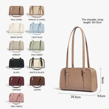 Bolso MOSSDOOM Dama Rectángulo Hombro Alta Capacidad Para Mujer Estilo Simple Coreano