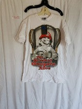 Camiseta Mario Blanca Estilo Phat Doc UNF-006 Talla L