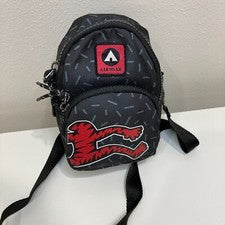 Mini Mochila Airwalk Red Running Man Design 8 Negra Nueva con Etiquetas