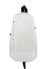 Bolso Bandolera Minimalista Blanco/Blanco roto Negro Bolsa con Cremallera Bolso de Viaje