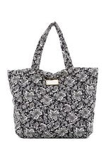 Bolso de Mano Marc Jacobs Acolchado Mini Paisley Nylon Negro/Blanco M0012524-002