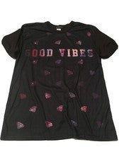 Camiseta Nobility Diseño Gráfico Diamante Negro 100 Poliéster Talla L