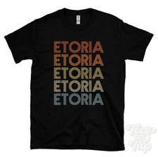 CAMISETA ESTILO RETRO REPETIDA ETORIA Hombre y Mujer Novedad Genial Nombre Regalo