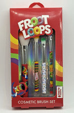 Juego de 4 brochas cosméticas de maquillaje Taste Beauty Kellogg's Fruit Loops Nuevo en caja