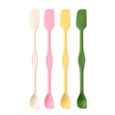 4 Piezas para Mini Espátula Silicona 27,3 cm Doble Cabeza Raspador para Vasos