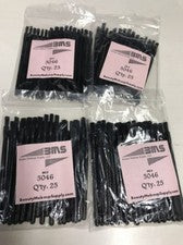 90 varitas aplicadoras de lápiz labial desechables maquillaje cosmético negro #5046 M2