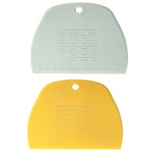 2 Piezas Raspador de Masa Plástico 15,5 x 11,5 cm para Hornear y Repostería