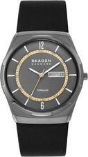 Reloj Skagen MELBYE TITANIUM Tres Manejas Día-Fecha SKW6907 Hombre Negro