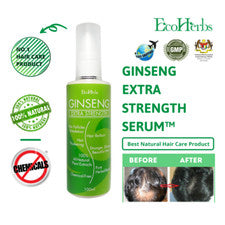 Suero de ginseng Ecoherbs para el cuidado del cabello para el crecimiento del cabello, la pérdida del cabello, el adelga