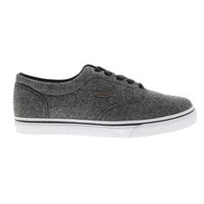 Lugz Vet MVETLCHC-060 Hombres Gris Lona Con Cordones Estilo de Vida Tenis Zapatos 7.5