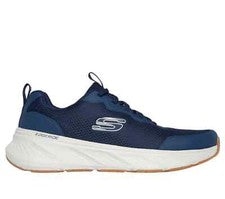 Zapatos Skechers Para Hombre Azul Marino Sin Cordones Cómodos Caminar Espuma con Memoria Informal Malla 232835