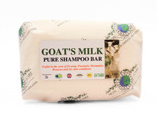 Barra de champú pura leche de cabra 100 g para cuero cabelludo seco eccema psoriasis dermatitis