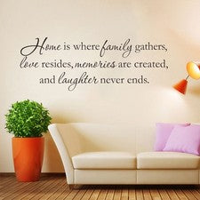 Calcomanías de pared para decoración del hogar familia para decoración sala de estar