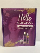 Naturalicious hello magnífico sistema de cuidado del cabello para rizos sueltos y ondas nuevo en caja