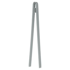 Pinzas para tostar de silicona de 11,4", pinzas de cocina utensilios de cocina, gris