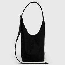 ¡NUEVO! Baggu PEQUEÑA BOLSA HONDA en Negro — Nylon Reciclado Lavable, Tapa Magnética