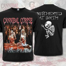 Camiseta Cadáver Caníbal "Carnizado al Nacer" (1991). Brutal Death Metal.
