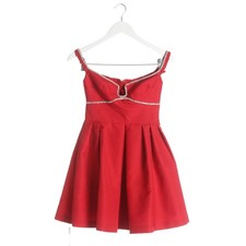 vestido de cóctel autorretrato 32 UK 6 rojo nuevo