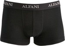 Paquete de 5 baúles sin etiquetas Alfani para hombre | negros | pequeños