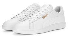 Puma Retro Sneaker Echtleder "Smash 3.0 L" puma white - puma white - puma gold