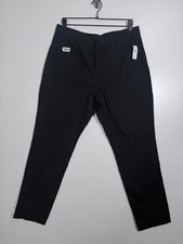 Pantalones chinos negros talla grande 17x31 nuevos con etiquetas Gap para hombre pierna recta carrera negocios