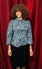Blusa Top Estampado Africano Con Mujer Verano Ocasión Fiesta