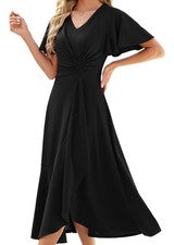 Vestido negro mujer QMZ FASHION talla 3XL