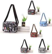 Bolso Bandolera Mensajero Pequeño de Nylon Arrugado Diseño Temporada Mujer Reino Unido