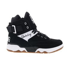 Ewing Athletics 33 HI 1EW90100-018 Hombres Negro Nubuck Estilo de Vida Tenis Zapatos