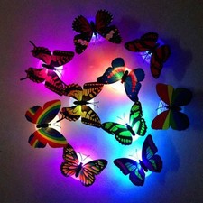 Divertidas pegatinas de mariposas brillantes para decoración de fiestas hogar oficina proyectos artesanales