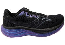 Mens Saucony Ride 19 Comfortable Athletic Shoes Black Nightsky - ModeShoesAU
