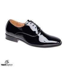 Zapatos de boda Goor M710A para hombre brillantes negros charol elegantes formales de negocios