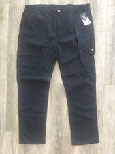 Pantalones cargo estilo cortavientos negros Arm My Heart para hombre NUEVOS - talla 3XL (40 X 31)
