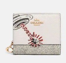 CARTERA A PRESIÓN COACH DISNEY MICKEY MOUSE X KEITH HARING NUEVA DIFÍCIL DE ENCONTRAR