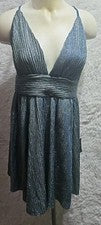 Vestido Skater Lulus Para Mujer Talla Grande Brillante Metálico Fiesta Glamour ¡¡NUEVO CON ETIQUETAS!!!