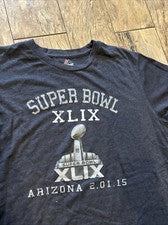 Majestic Mujer Super Bowl XLIX Arizona Gris Fan Moda NFL Fútbol Camiseta XL