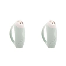 Mango de utensilio adaptativo antivibración 2 piezas - Tubo de silicona de 2 ranuras para mango