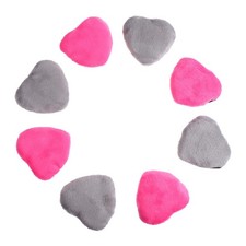8 piezas Maquillaje Polvo Suelto Puff Forma de Corazón Maquillaje Facial Puff Herramientas Puff