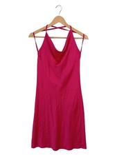 Vestido de noche Mioni talla 38 rosa elegante vestido de fiesta con tirantes
