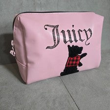 Bolsa de cosméticos de maquillaje para mujer Juicy Couture rosa