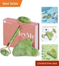 Juego de regalo de herramientas IcyMe Face Roller y Gua Sha - Brillo juvenil para todo tipo de piel