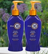 It's a 10 Miracle Shampoo Plus Cuidado del cabello sin sulfato de queratina 10 oz (paquete de 2)
