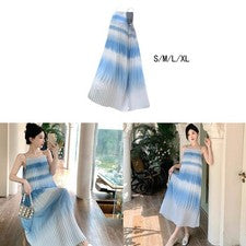 Damensommer -Sommerkleid Spaghetti -Gurt -Tankkleid für die tägliche