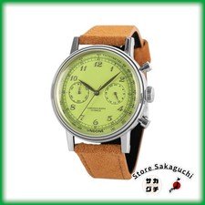 DESHACER Urban Vintage Pistachio Crisp Cronógrafo Reloj Hombre Breguet Números