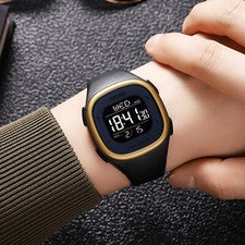 Mens Digital reloj Wristwatch Light Back Watches reloj Fashion Light Stop