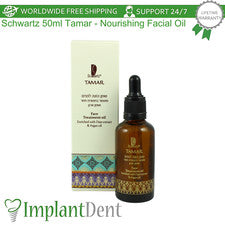 Aceite hidratante para el cuidado facial de tamar 50 ml con extracto de fecha de argán y aceites esenciales