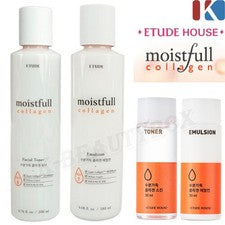 ETUDE HOUSE Moistfull Colágeno Tónico Facial Emulsión Hidratación Cuidado...