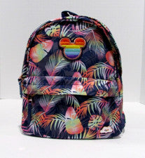 Mini Mochila Colección Orgullo Arco Iris Tropical Parques Disney Nueva con Etiquetas